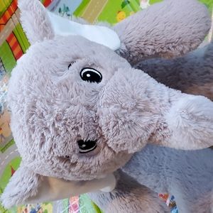 Huggable loveable stuffed elephant